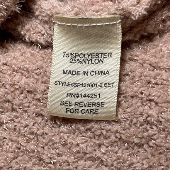 Super Soft Pink Heather Sweater Size L - Picture 9 of 10